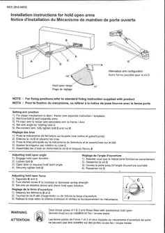 0000 Commercial Briton 1120 Hold Open Arm Installation Instructions
