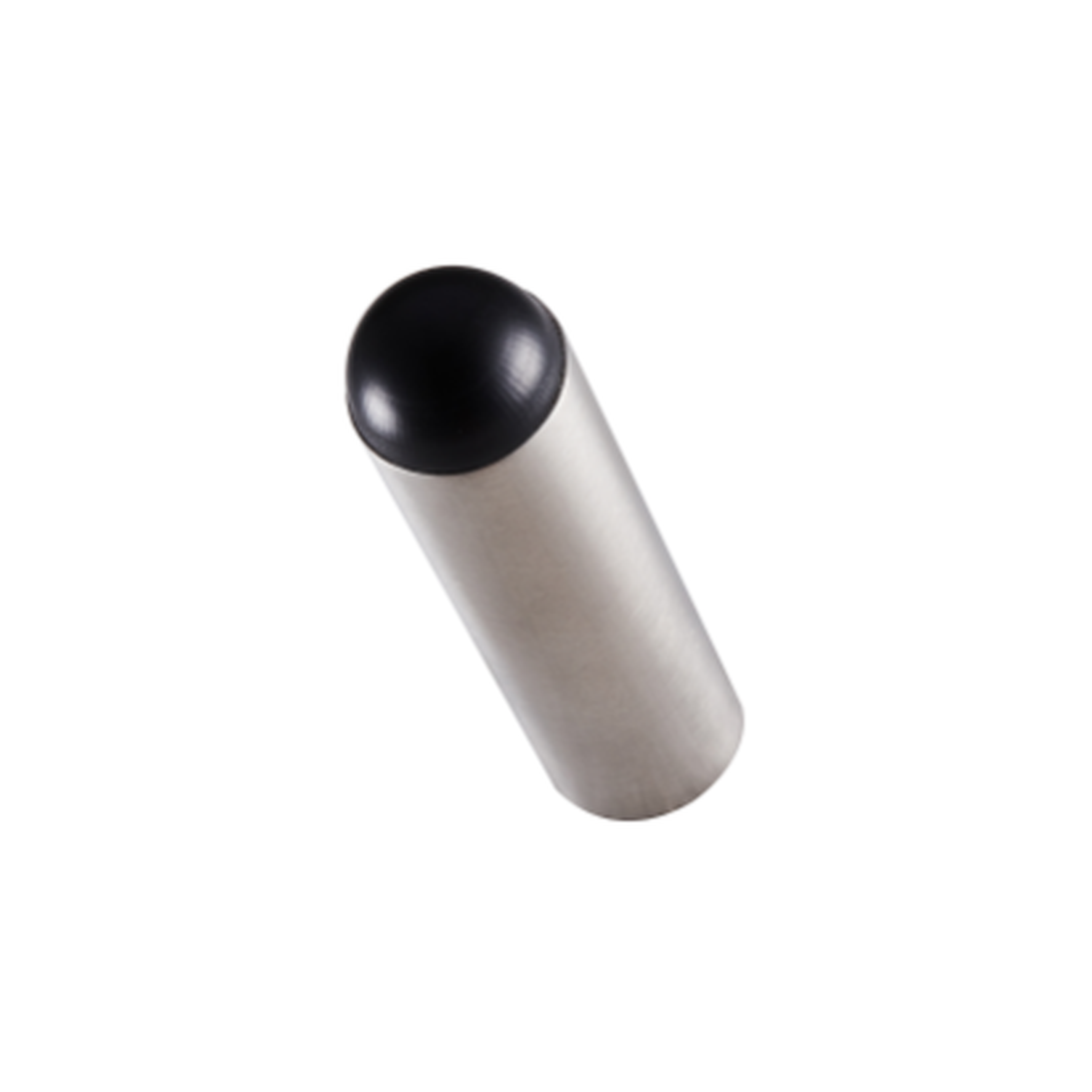 Wall Mounted Door Stopper – Satin Stainless Steel With Rubber Bumper, Screw-In, Modern Design