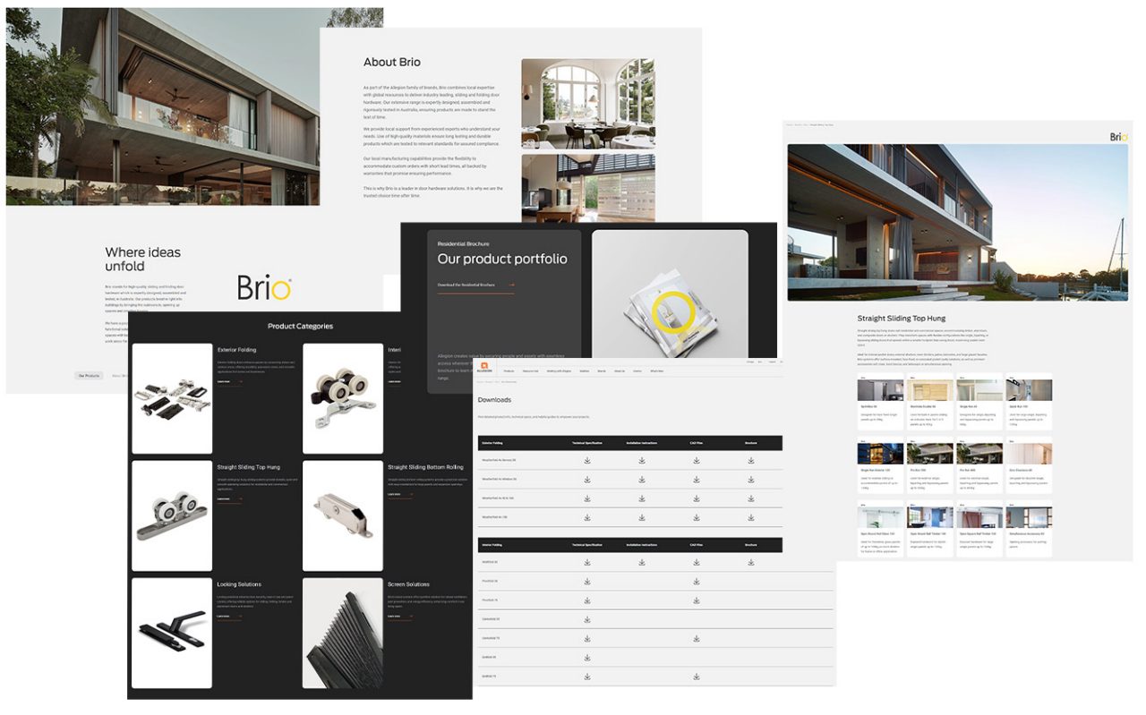 Brio Website Experience
